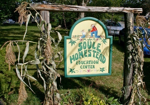 Soule Homestead sign